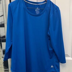 Women's Long Sleeve Blue Top